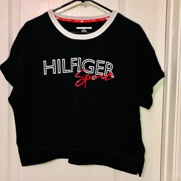 Womens Tommy Hilfiger Crop Top Large - Picture 1 of 2